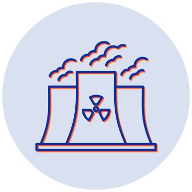 Nükleer Santral. Basit illüstrasyon