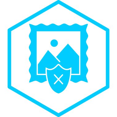 Modern b 'nin vektör illüstrasyonu eksik simgesi