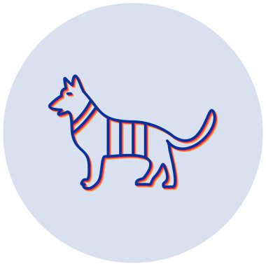 Kurt. Web simgesi basit illüstrasyon