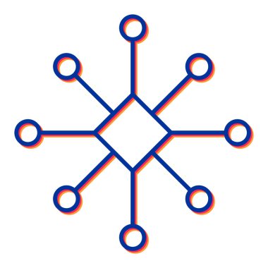 seo modern simgesinin vektör illüstrasyonu