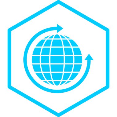 Toprak. Web simgesi basit illüstrasyon