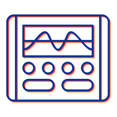 Modern b 'nin vektör illüstrasyonu eksik simgesi