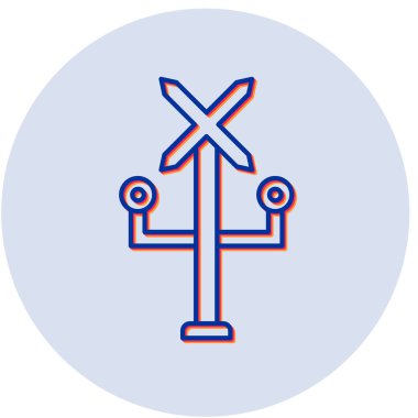 Demiryolu Geçidi 'nin vektör çizimi