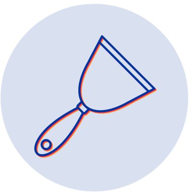 Scraper simgesinin vektör illüstrasyonu