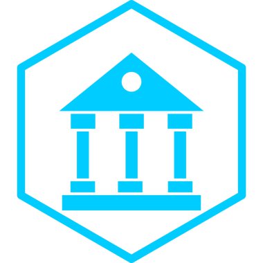 Banka binası. Web simgesi