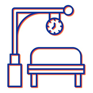 Modern b 'nin vektör illüstrasyonu eksik simgesi