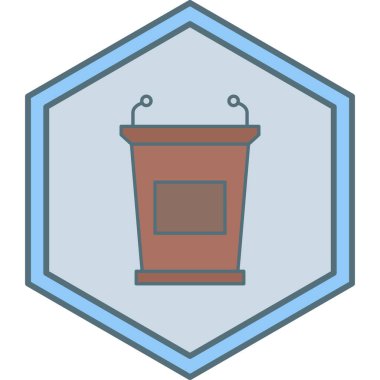 Komutanım. Web simgesi basit tasarım