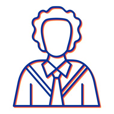 man simgesi vektör illüstrasyonu