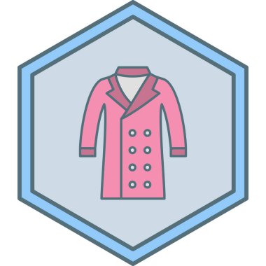 Kumaş. Web simgesi basit illüstrasyon