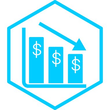 Dolar sembollü finansal büyüme grafiği