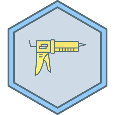 Askeri bıçak simgesinin vektör çizimi