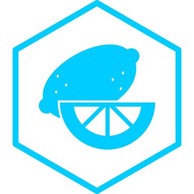 limon dilimi ikonu. Web için ananas vektör simgelerinin basit çizimi