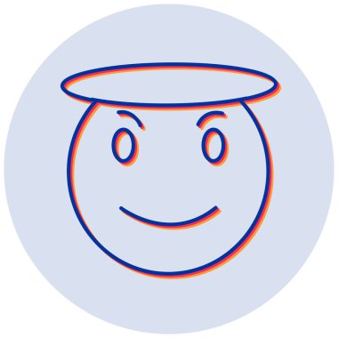 Azize. Web simgesi basit illüstrasyon