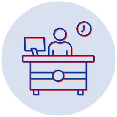 İlerleme kaydediyoruz. Web simgesi basit illüstrasyon