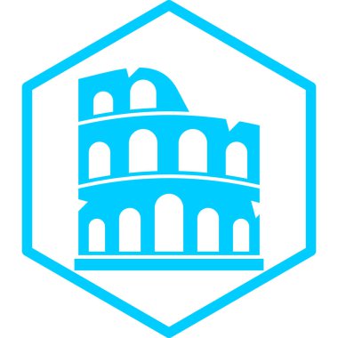 Colosseum simge vektör çizim