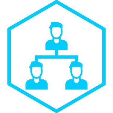 iş ekibi simgesi, vektör illüstrasyonu