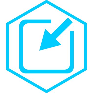 Ok. Web simgesi basit tasarım