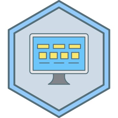 seo modern simgesinin vektör illüstrasyonu