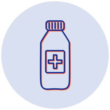 Şurup ikonu. Basit resimleme