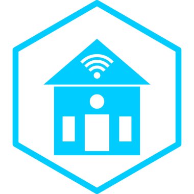 Ev. Web simgesi basit illüstrasyon