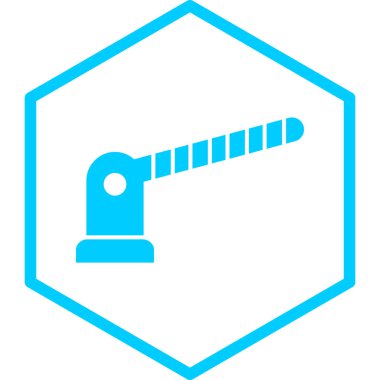 Bir inşaat simgesinin vektör illüstrasyonu