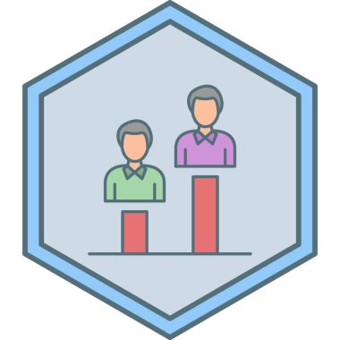 Geliştirme ve proje için iş yönetimi dairesi simgesi