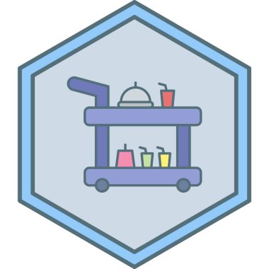 Otel vektör simgesi modern basit tasarım