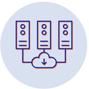 Bulut Kurtarma vektör simgesi