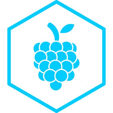 Üzüm simgesinin vektör çizimi