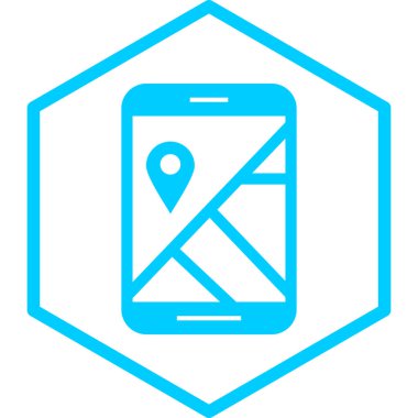 GPS navigasyon. Web simgesi