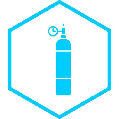 Bir sprey şişe simgesinin vektör çizimi