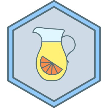 limonata simgesi, vektör illüstrasyonu