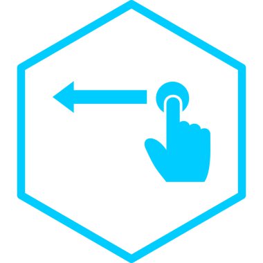 Ok. Web simgesi basit illüstrasyon