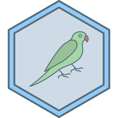 Kuş. Web simgesi basit tasarım