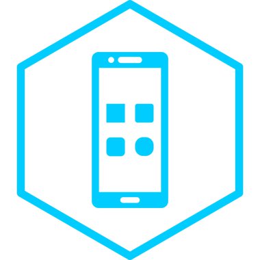 Cep telefonu. Basit resimleme