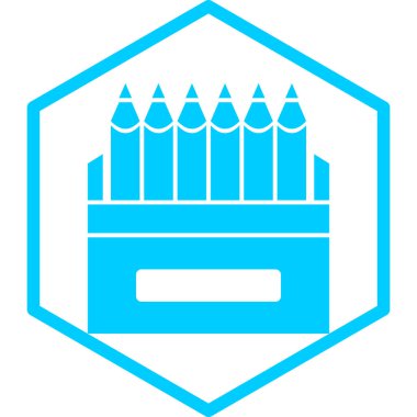 Kalem. Web simgesi basit illüstrasyon