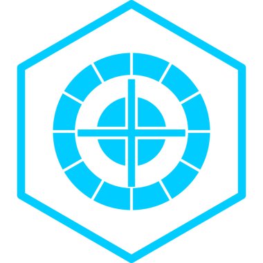 hedef simge vektör illüstrasyonu