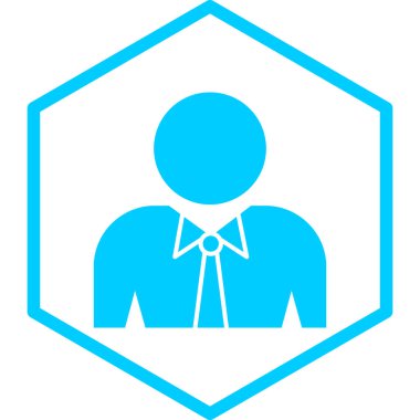 İnsan simgesi soyut bir grupta izole edildi