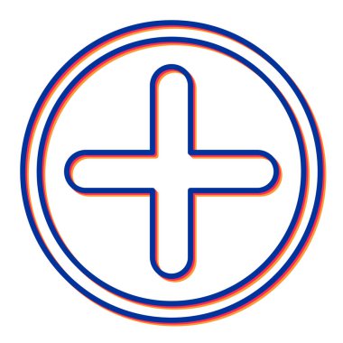 Çizgi simgesi, vektör illüstrasyonu