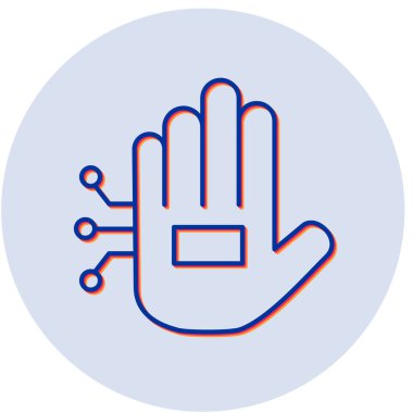 Kablolu Eldiven vektör illüstrasyonu