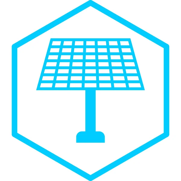 太陽電池パネルのアイコンベクトル図 — ストックベクタ