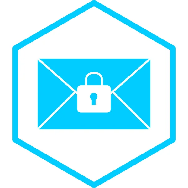 Mail Web Ikon Vektor Illusztráció — Stock Vector