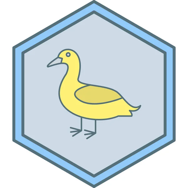 Symbol Znaku Wektora Ptaka — Wektor stockowy