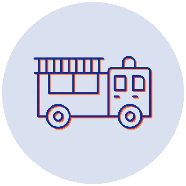 Λεωφορείο Web Εικονίδιο Απλό Σχεδιασμό — Διανυσματικό Αρχείο