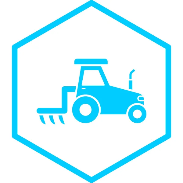 Traktorsymbol Vektorillustration — Stockvektor