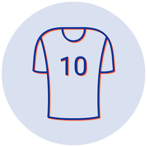 Jersey Icoon Vectorillustratie — Stockvector