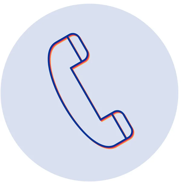 Telefon Vektor Ikon Illustration — Stock vektor