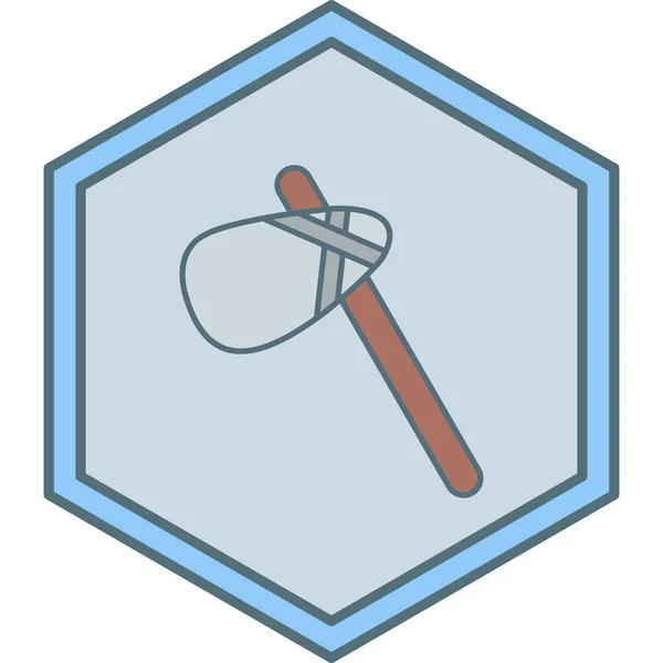 Vektorová Ilustrace Ikony Baseballu — Stockový vektor
