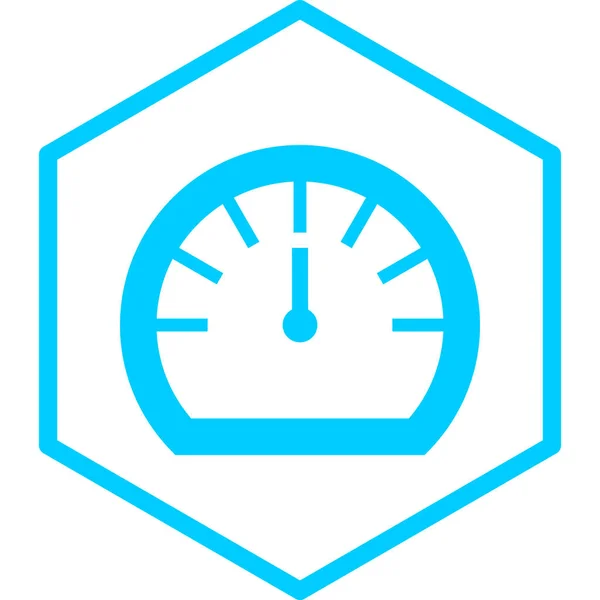 Reloj Icono Web Ilustración Simple — Vector de stock