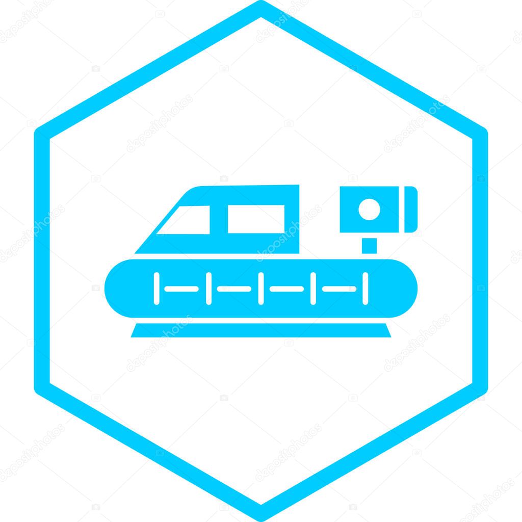 hovercraft. web icon simple illustration